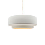 Radiance 1 Light Tier Pendant 5 Inch Tall X 12 Inch Wide by Justice Design - CER-6540