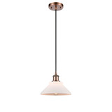 Orwell 100W 1 LED Cord Hung Mini Pendant 7 X 8.38 Inch Wide by Innovations - 516-1P-G13-LED