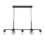 Saddle Creek 7 Light Oversized Linear Chandelier by Hunter SC7194LC - SC7_194_LC