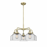 Bell 5 Light Medium Chandelier by Innovations 916-5CR-BAB-G78 - 916-5CR-G7