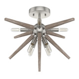 Jupiter Star 8 Light 14 Inch Wide Semi Flush Mount by Hunter Fans - JS8_193_SF