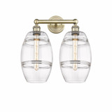Vaz 2 Light Vanity Light 17 Inch Wide by Innovations - 616-2W-G557-8