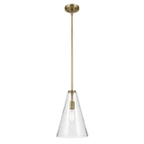 Everly 1 Light Steel Small Pendant by Kichler - 42199