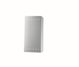 Ambiance Large Rectangle Perfs Closed Outdoor Wall Mount by Justice Design - CER-0960W