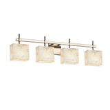 Alabaster Rocks Union 4 Light Vanity Light by Justice Design - ALR-8414-55