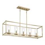 Crosby 5 Light Caged Linear Chandelier by Kichler - 43995