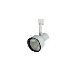 1 Light PAR30 Step Cylinder with Baffle Track Head by Nora  - NT-104-A