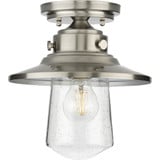 Tremont 1 Light 9 Inch Wide Steel Outdoor Flush Mount by Progress - P550094