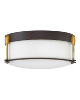 Colbin 3 Light 9 Inch Wide Flush Mount by Hinkley - 3233