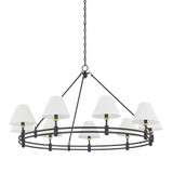 Howard 9 Light Chandelier 26 Inch Tall and 50 Inch Wide by Hudson Valley - MDS1801