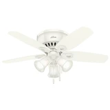 Builder 42 Inch Low Profile Ceiling Fan with LED Light Kit by Hunter Fans - 1000087