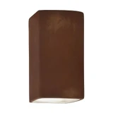 Ambiance 1 Light Small Closed Top Outdoor Wall Mount by Justice Design - CER-0910W