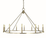 Midtown 12 Light Oversized Chandelier by Framburg - 5652BN