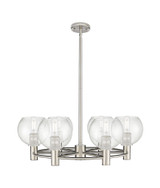 Crown Point 6 Light Stem Chandelier 8.28 Inch X 26 Inch Wide by Innovations - 434-6CR-G12-6_P