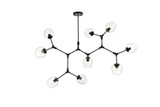 Cavoli 9 Light Oversized Chandelier by Elegant - 1712G60