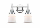 Canton 2 Light Bell Shape Vanity Light 14.25 Inch Wide by Innovations - 447-2W-G18S