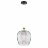 Norfolk 1 Light Medium Cord Hung Pendant by Innovations - 616-1P-G46-12