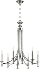 Rossington 8 Light Medium Chandelier by Quorum - 6022-8