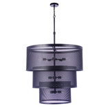 Mesh 12 Light Pendant 53 Inch Tall and 36 Inch Wide by Craftmade - 58992