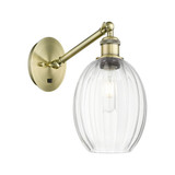 Preston 1 Light Bulb Shade Adjustable Wall Sconce 10.75 Inch by Innovations - 317-1W-G459-6