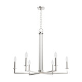Bearden 6 Light Large Chandelier by Hunter - 19621