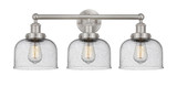 Bell 3 Light Vanity Light with Mercury glass by Innovations - 616-3W-G74