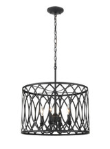 Arelyn 4 Light Pendant 12.13 Inch Tall and 18 Inch Wide by Millennium - 4214