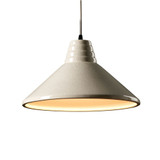 Radiance 1 Light Ziggurat Pendant by Justice Design - CER-6200