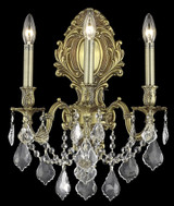 Monarch 3 Light Wall Sconce by Elegant - 9603W14