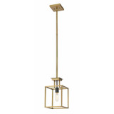 Quadra 1 Light Linear Pendant by Z-Lite - 456MP-BN-BK7