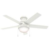Anslee 46 Inch Low Profile Ceiling Fan with LED Light Kit by Hunter Fans - 1000183