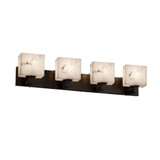 Lumenaria Modular 4 Light Rectangle Vanity Light by Justice Design - FAL-8924-55