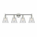 Cone 4 Light Vanity Light 33.5 Inch Wide by Innovations - 616-4W-CONE