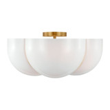 Cheverny 4 Light 20 Inch Wide Semi Flush Mount by Visual Comfort Studio - LXF1004