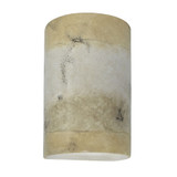 Ambiance Small Cylinder Closed Top Outdoor Wall Mount by Justice Design - CER-0940W