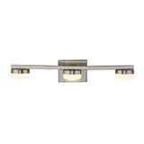 Fusion Puck 27W 3 LED Opal Glass Vanity Light by Justice Design - FSN-8993-OPAL