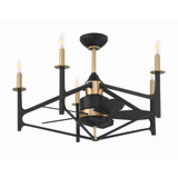 The Reserve 32 5 Blade Ceiling Fan with Light Kit 24 Inch Wide by Craftmade - RSV32