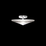 Origami 21W LED 16 Inch Wide Semi Flush Mount by Schonbek - S7216