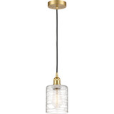 Cobbleskill 1 Light Cord Mini Pendant 9 and 5 Inch Wide by Innovations - 616-1P-G11