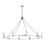 Carrick 10 Light Oversized Chandelier by Kichler - 52707