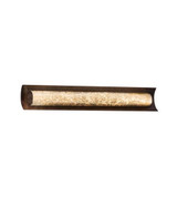 Fusion Lineate 23W LED Mror Glass Linear Vanity Light by Justice Design - FSN-8635-MROR