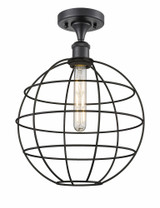 Lake Placid 1 Light 16.5 Inch Tall Semi Flush Mount by Innovations - 516-1C-CE-12
