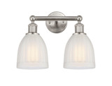 Brookfield 2 Light White Vanity Light by Innovations - 616-2W-G44