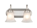 Compana 2 Light Bath Vanity 8.5 Inch Tall and 14 Inch Wide by Millennium - 4282