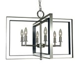 Symmetry 6 Light Medium Chandelier by Framburg 4866 - 4866