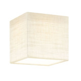 Textile Marco 10W 1 LED Cube Flush Mount 4.25 Inch Wide by Justice Design - FAB-5669