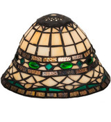 Tiffany Roman 8 Inch Wide Tiffany Roman Shade by Meyda Tiffany - 2632-8S