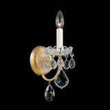 1 Light Candle Style Crystal Wall Sconce by Schonbek - 3650