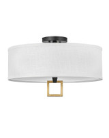 Link 51W 3 LED 18 Inch Wide Semi Flush Mount by Hinkley - 41807