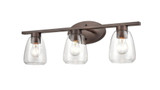 3 Light Down Vanity Light 25 Inch Wide by Millennium - 9363